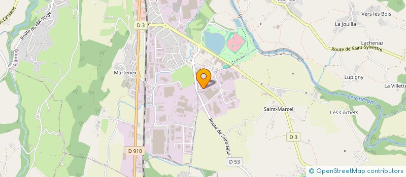 localisation de l'entreprise MONSIEUR LAURENT SARDANO  RUMILLY