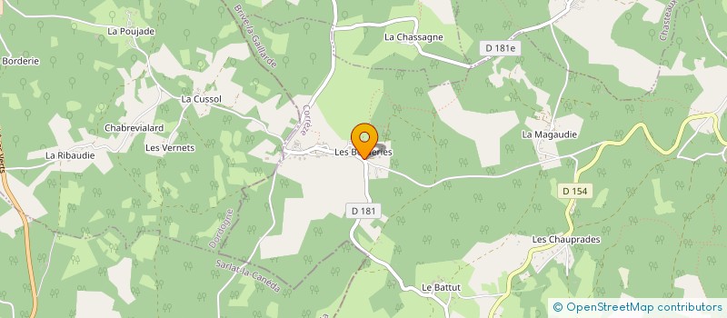 localisation de l'entreprise MONSIEUR LAURENT SARETTE  CHARTRIER-FERRIERE