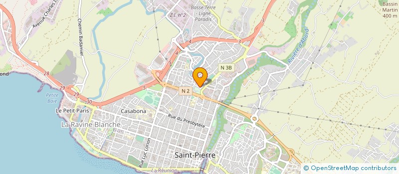 localisation de l'entreprise MONSIEUR LAURENT SAROUDA à SAINT-PIERRE
