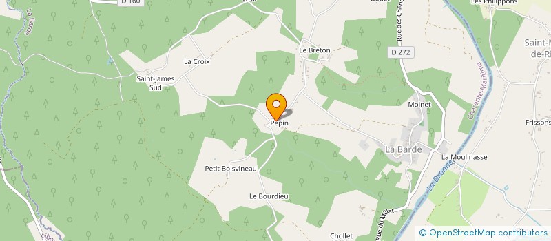 localisation de l'entreprise MONSIEUR LAURENT SARRAIL à LA BARDE