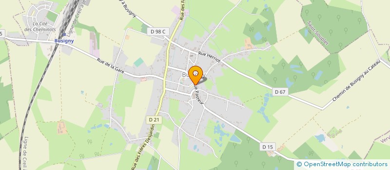 localisation de l'entreprise MONSIEUR LAURENT SARRAZIN à BUSIGNY