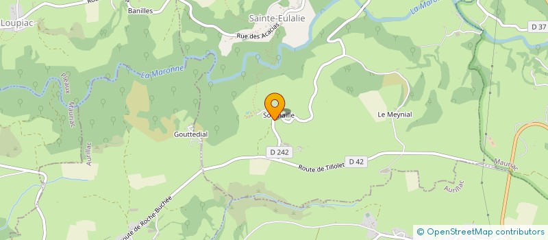 localisation de l'entreprise MONSIEUR LAURENT SARRET à DRUGEAC