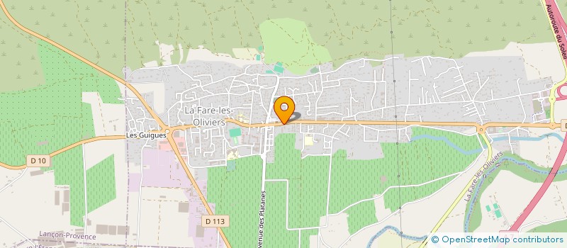 localisation de l'entreprise MONSIEUR LAURENT SATTA  LA FARE-LES-OLIVIERS