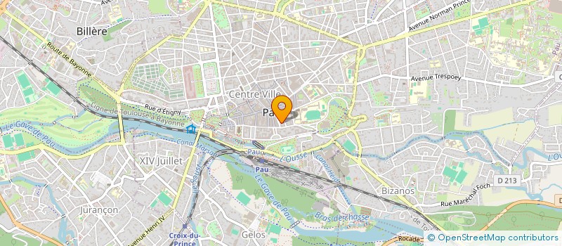 localisation de l'entreprise MONSIEUR LAURENT SAUBAT à PAU