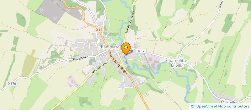 localisation de l'entreprise MONSIEUR LAURENT SAUCY  CHAMPLITTE