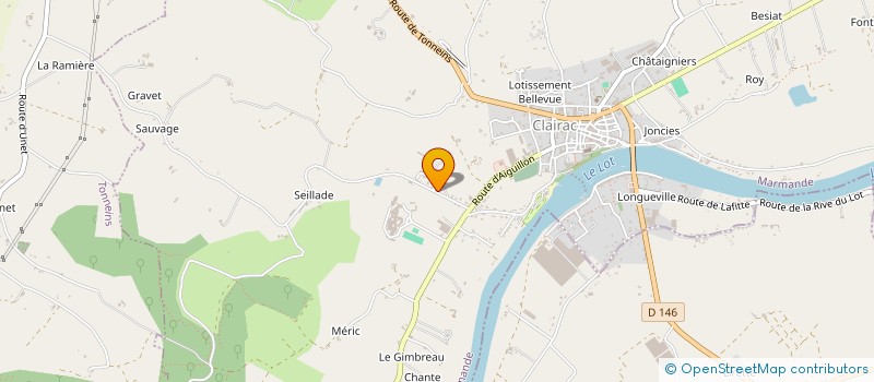 localisation de l'entreprise MONSIEUR LAURENT SAUDEL à CLAIRAC