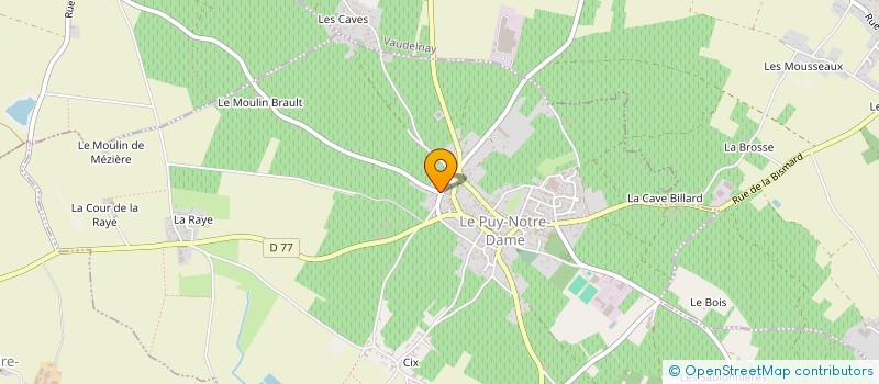 localisation de l'entreprise MONSIEUR LAURENT SAUDREAU  ANTOIGNE