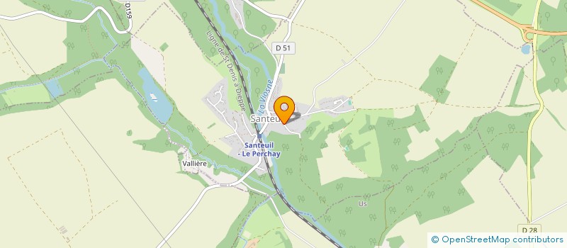 localisation de l'entreprise MONSIEUR LAURENT SAULOUP  SANTEUIL