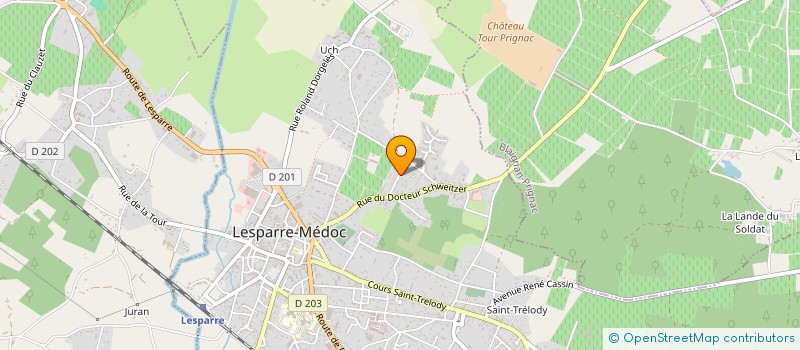 localisation de l'entreprise MONSIEUR LAURENT SAUNE  LESPARRE-MEDOC