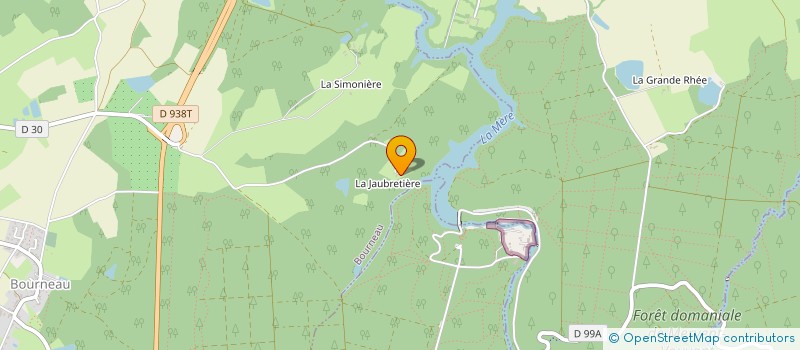 localisation de l'entreprise MONSIEUR LAURENT SAUSSEAU  BOURNEAU