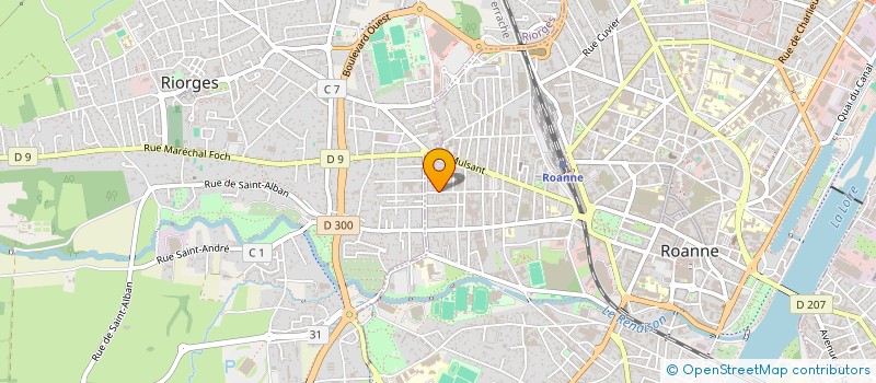 localisation de l'entreprise MONSIEUR LAURENT SAUTEL  ROANNE