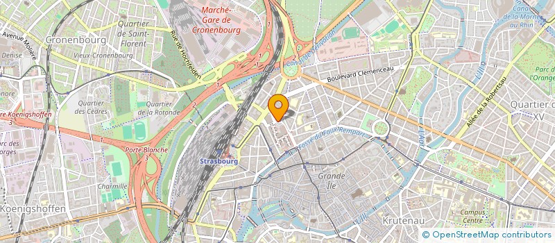 localisation de l'entreprise MONSIEUR LAURENT SAUTRE à STRASBOURG