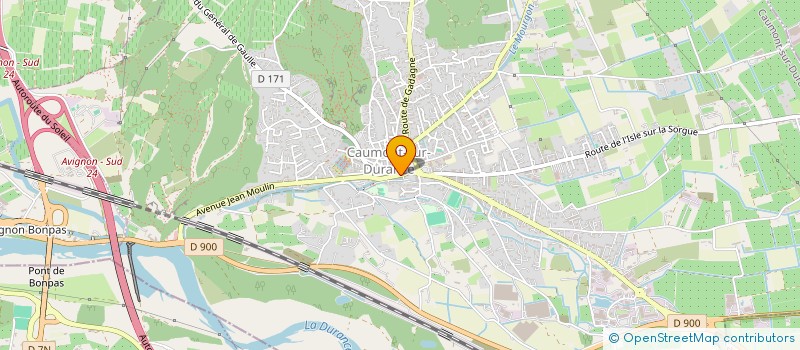 localisation de l'entreprise MONSIEUR LAURENT SAUVAGE  CAUMONT-SUR-DURANCE