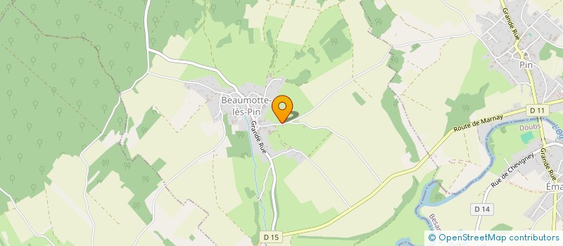 localisation de l'entreprise MONSIEUR LAURENT SAUVIN à BEAUMOTTE-LES-PIN