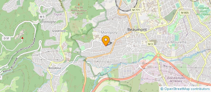 localisation de l'entreprise MONSIEUR LAURENT SAVAREUX à BEAUMONT