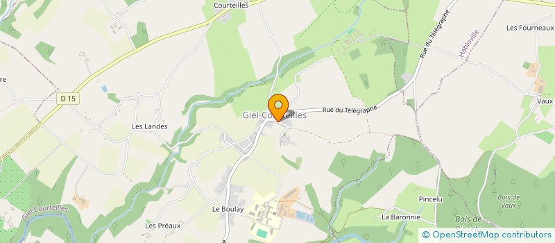 localisation de l'entreprise MONSIEUR LAURENT SAVARY à GIEL-COURTEILLES