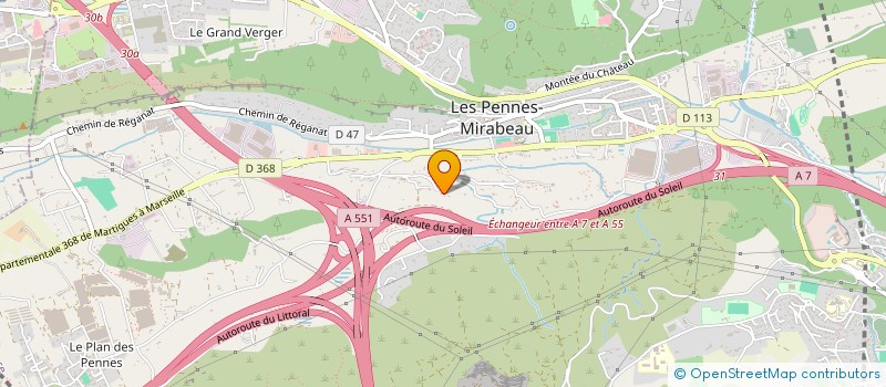 localisation de l'entreprise MONSIEUR LAURENT SAVINELLI à LES PENNES-MIRABEAU