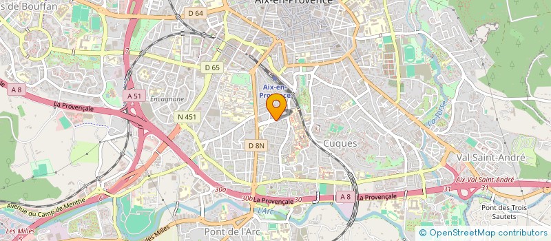 localisation de l'entreprise MONSIEUR LAURENT SCARINCI à AIX-EN-PROVENCE