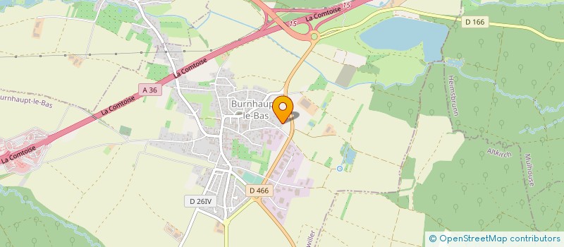 localisation de l'entreprise MONSIEUR LAURENT SCHAFF  BURNHAUPT-LE-BAS