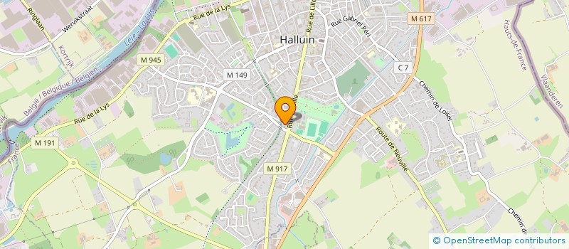 localisation de l'entreprise MONSIEUR LAURENT SCHALL-FONTEILLES  HALLUIN