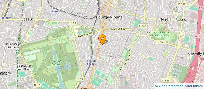 localisation de l'entreprise MONSIEUR LAURENT SCHEUPLEIN à BOURG-LA-REINE