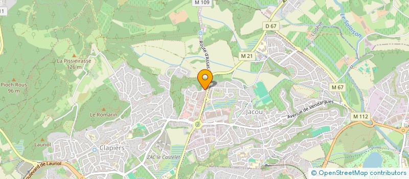 localisation de l'entreprise MONSIEUR LAURENT SCHMUTZ  CLAPIERS