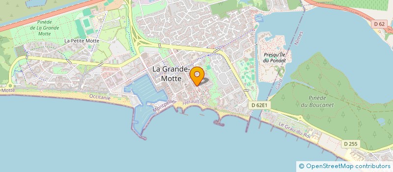 localisation de l'entreprise MONSIEUR LAURENT SCHNEIDER  LA GRANDE-MOTTE