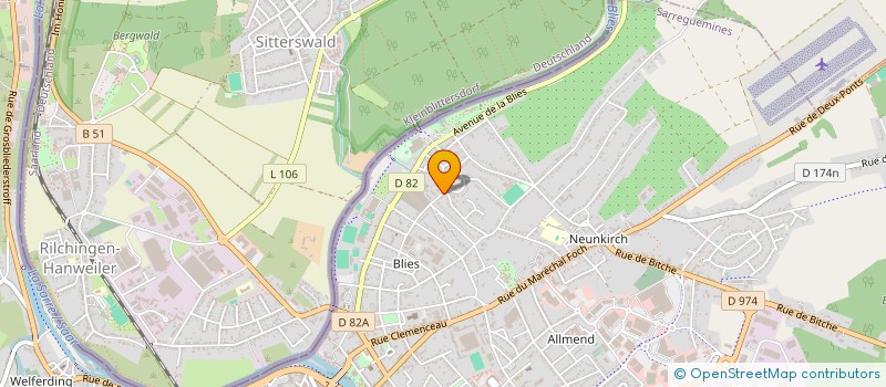 localisation de l'entreprise MONSIEUR LAURENT SCHOCH  SARREGUEMINES