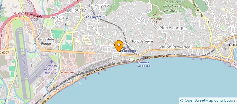 localisation de l'entreprise MONSIEUR LAURENT SCHWEITZER à CANNES