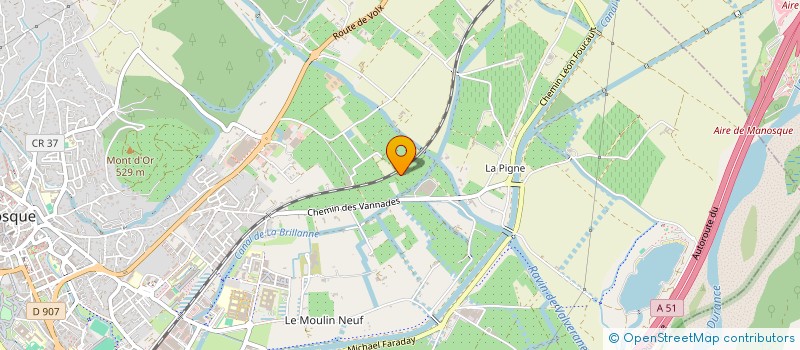 localisation de l'entreprise MONSIEUR LAURENT SCUITTI à MANOSQUE