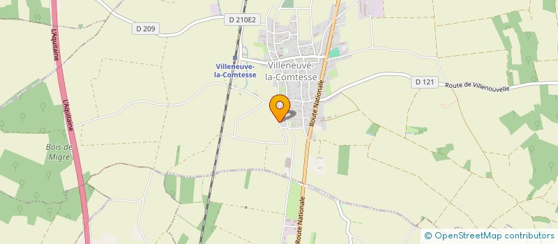 localisation de l'entreprise MONSIEUR LAURENT SEGAUX à VILLENEUVE-LA-COMTESSE