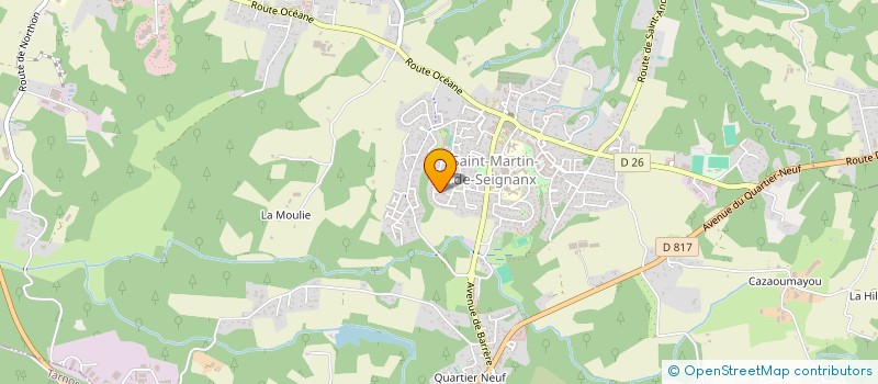 localisation de l'entreprise MONSIEUR LAURENT SEGUALA  SAINT-MARTIN-DE-SEIGNANX