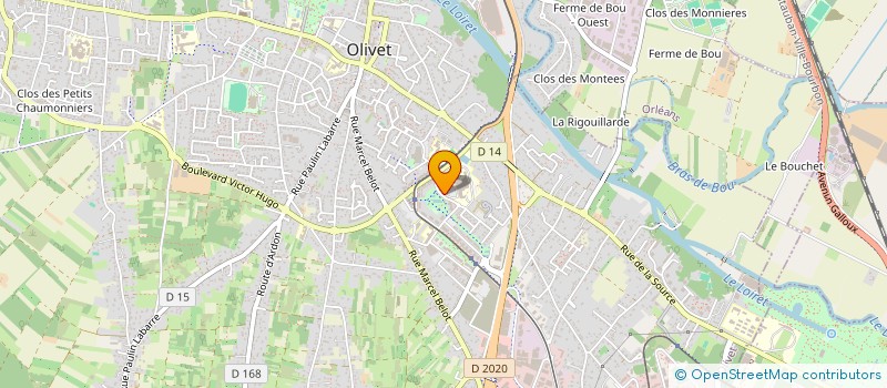 localisation de l'entreprise MONSIEUR LAURENT SEGUY à OLIVET