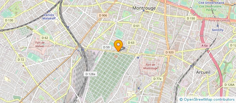 localisation de l'entreprise MONSIEUR LAURENT SELMES  MONTROUGE