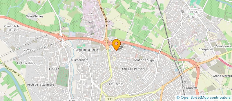 localisation de l'entreprise MONSIEUR LAURENT SENEGAS à BEZIERS