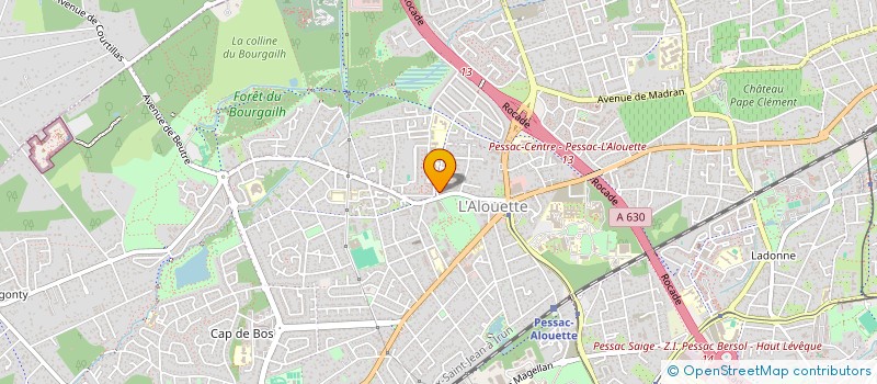 localisation de l'entreprise MONSIEUR LAURENT SENOSIAIN à PESSAC