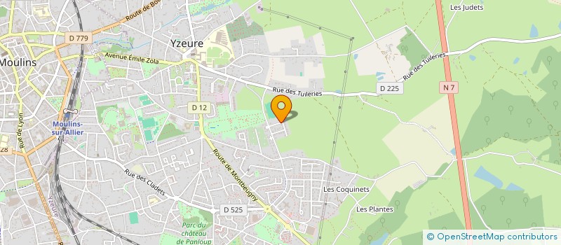 localisation de l'entreprise MONSIEUR LAURENT SEPEAU à YZEURE