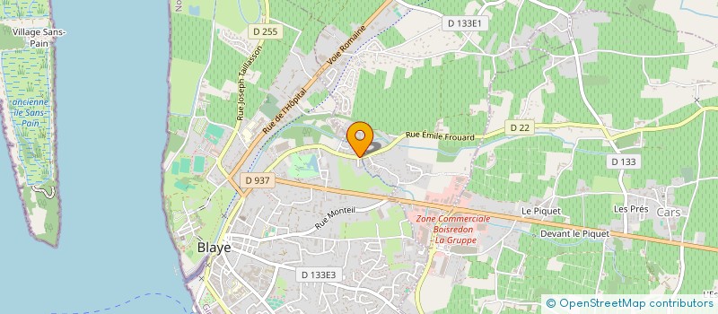 localisation de l'entreprise MONSIEUR LAURENT SERAMOUR à BLAYE