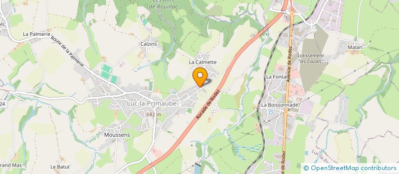 localisation de l'entreprise MONSIEUR LAURENT SERIN  LUC-LA-PRIMAUBE