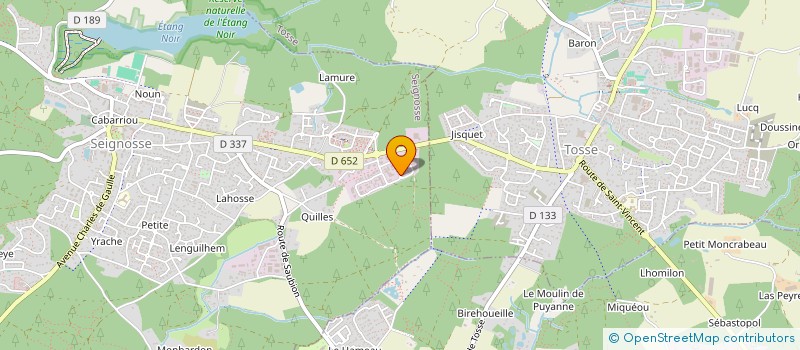 localisation de l'entreprise MONSIEUR LAURENT SERRANO  SEIGNOSSE