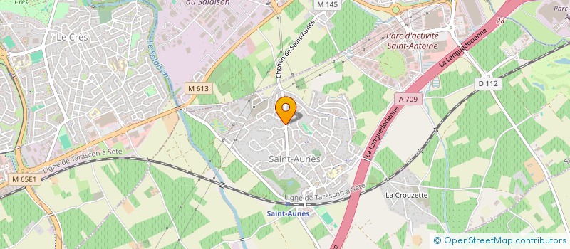 localisation de l'entreprise MONSIEUR LAURENT SERRE à SAINT-AUNES