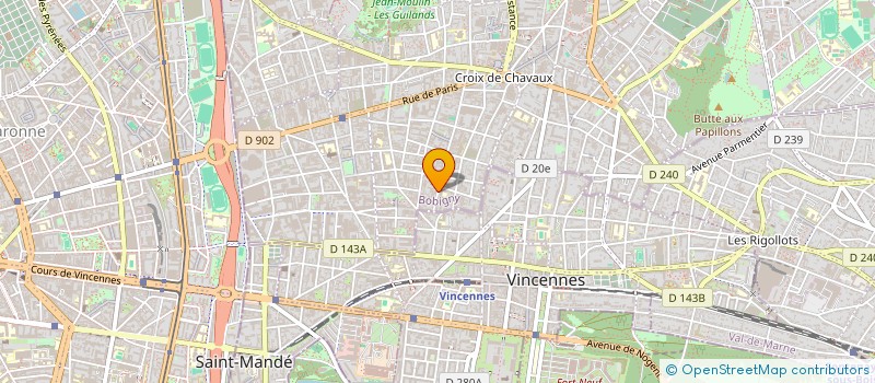 localisation de l'entreprise MONSIEUR LAURENT SERRIS à MONTREUIL