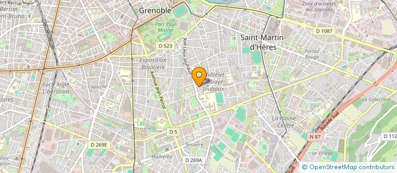 localisation de l'entreprise MONSIEUR LAURENT SERVANT  GRENOBLE