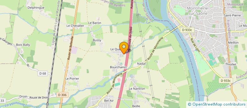 localisation de l'entreprise MONSIEUR LAURENT SERVIGNE  SAINT-GEORGES-DE-RENEINS