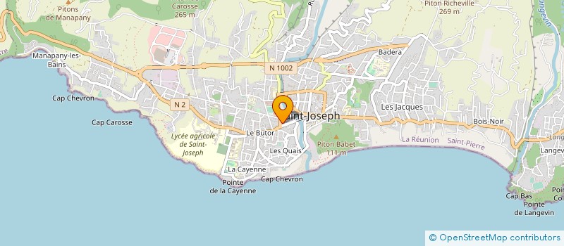 localisation de l'entreprise MONSIEUR LAURENT SERY à SAINT-JOSEPH