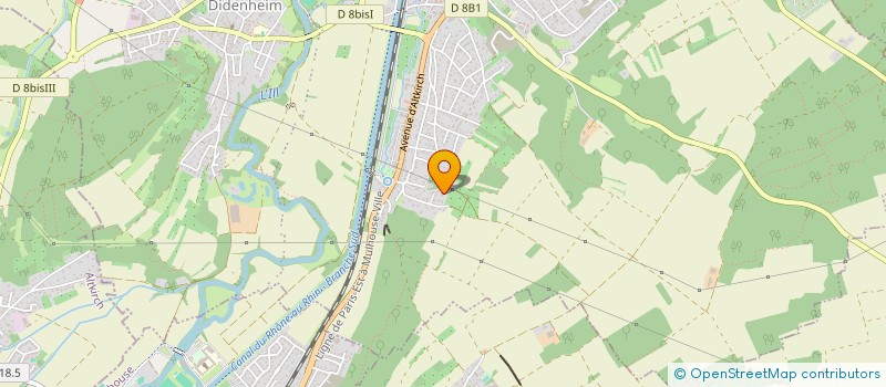 localisation de l'entreprise MONSIEUR LAURENT SETTELEN  RIEDISHEIM