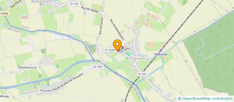 localisation de l'entreprise MONSIEUR LAURENT SEUWIN à THIENNES