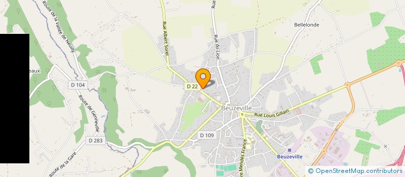 localisation de l'entreprise MONSIEUR LAURENT SEVERE  BEUZEVILLE