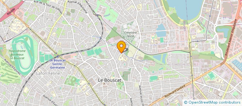localisation de l'entreprise MONSIEUR LAURENT SICARD à LE BOUSCAT