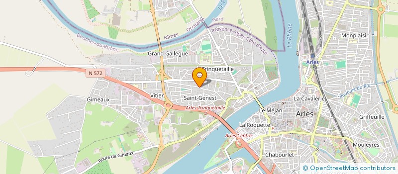 localisation de l'entreprise MONSIEUR LAURENT SIEURAC  ARLES